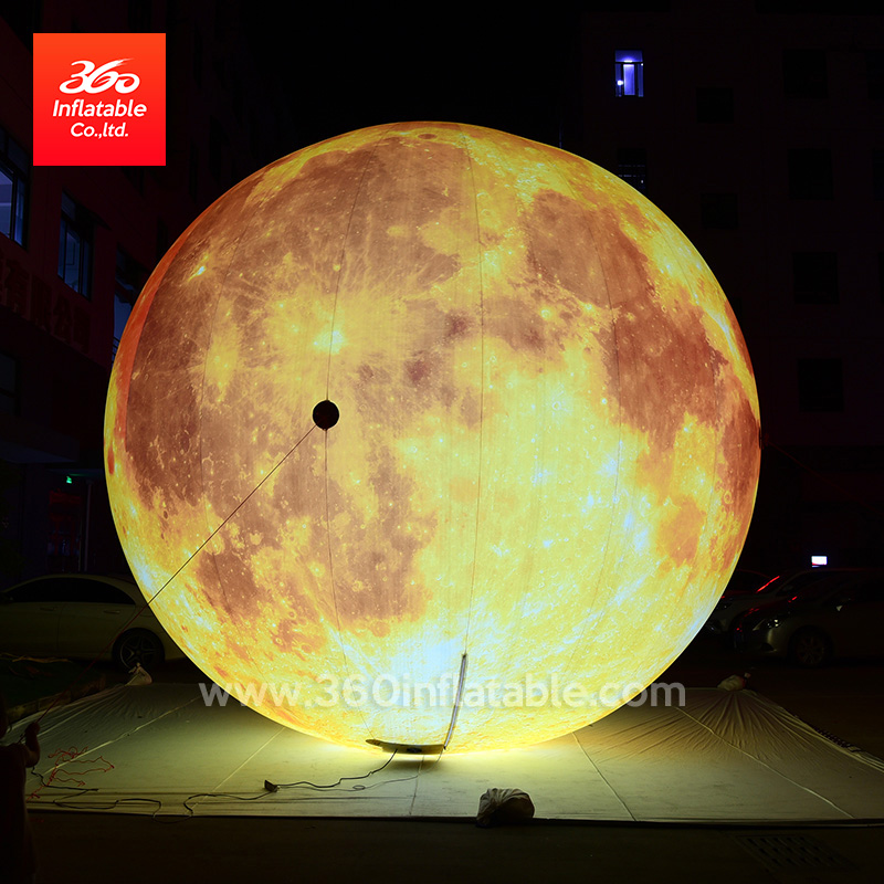 巨大的月亮气球气球定制广告充气月亮气球