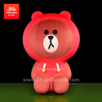 著名熊 IP 卡通充气熊 充气吉祥物